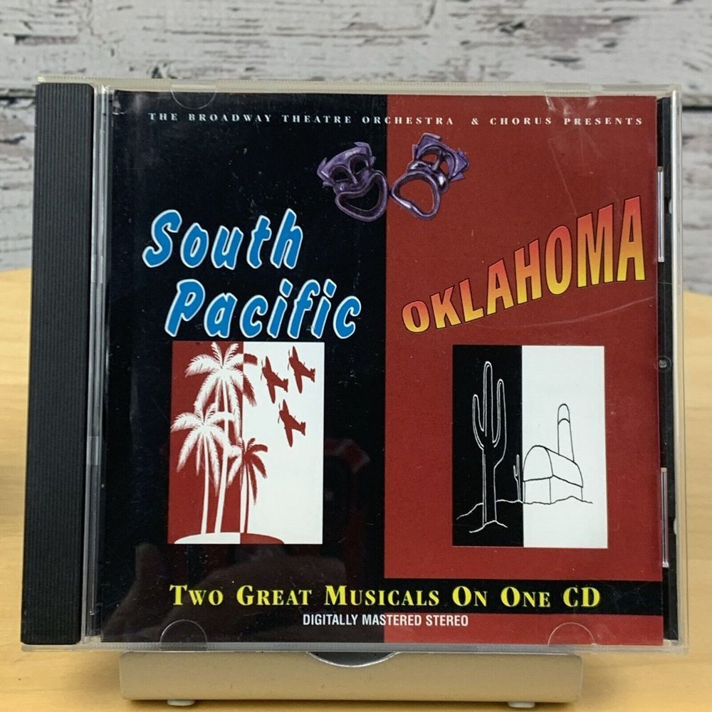 South Pacific Oklahoma Two Great Musicals On One CD [1995‎ Realease] Broadway